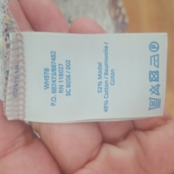 Boden Tan & Purple Print Margot Jersey Dress sz 8 - Picture 6 of 7